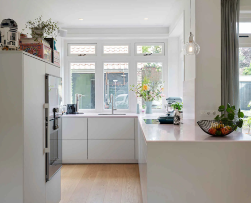 Minimalistische keuken in Vught, Noord-Brabant | Poggenpohl Den Bosch