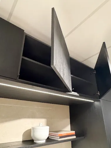 Zwarte Poggenpohl keuken showroommodel | Scherp geprijsd